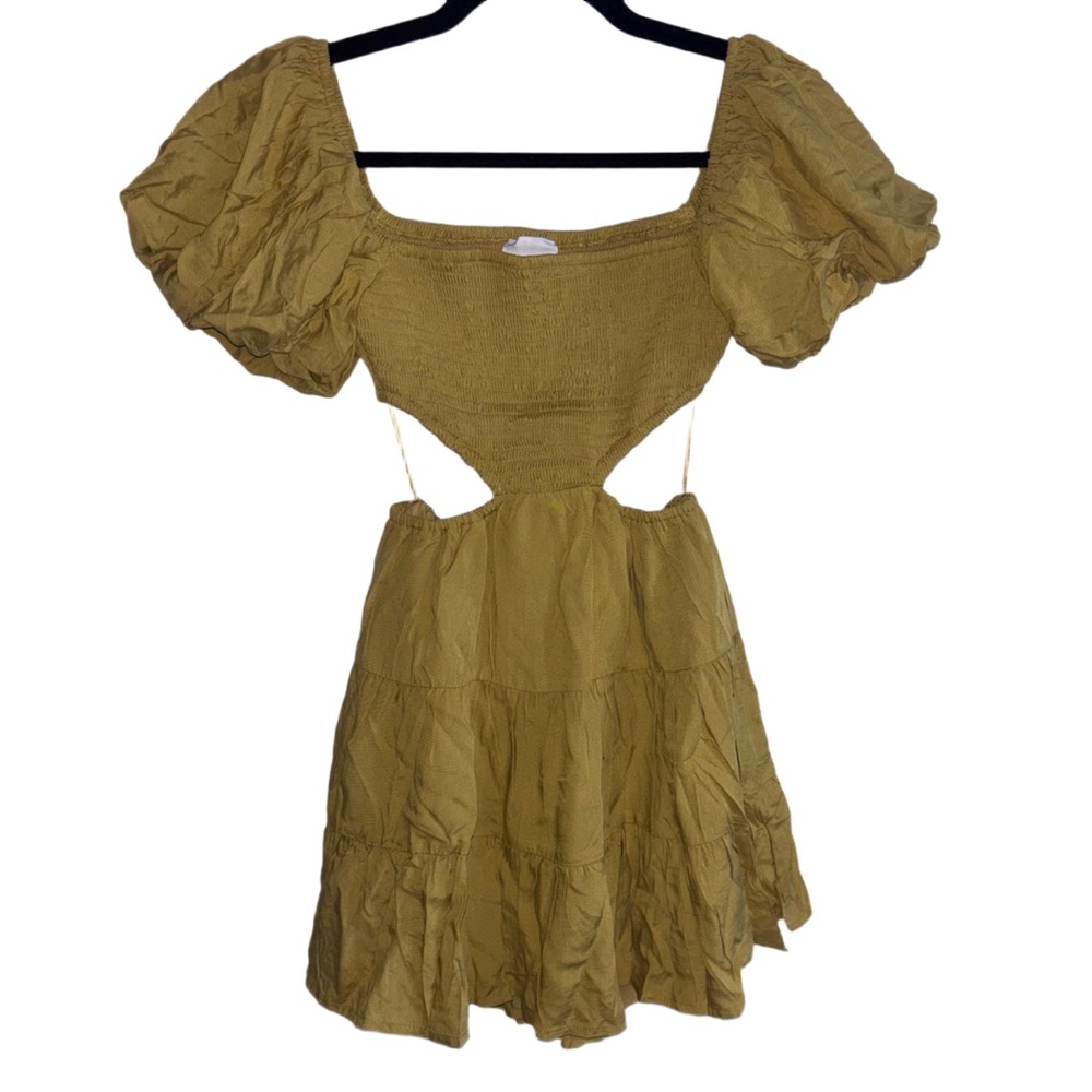 Sky to Moon Puff Sleeve Dress